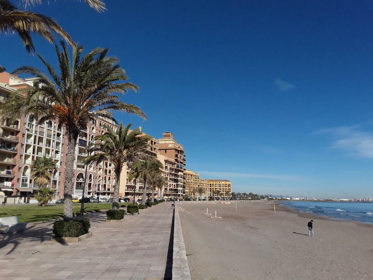 Apartamento 1 Linea Playa Porsa Playa Alboraya พอร์ตซัปปลายา ภายนอก รูปภาพ